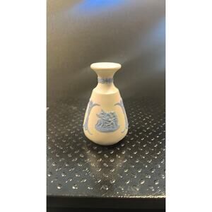 1035. Rare Reverse Wedgeood Bud Vase